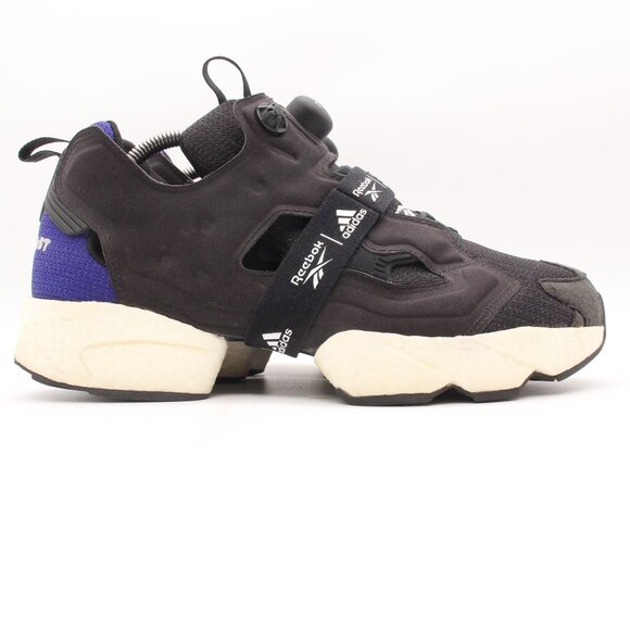 Reebok Instapump Fury x Boost Black Men's Size 10 Athletic Sneakers FW5307 - Picture 1 of 10